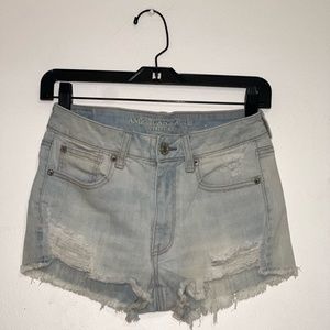 American Eagle Denim Distressed Shorts
